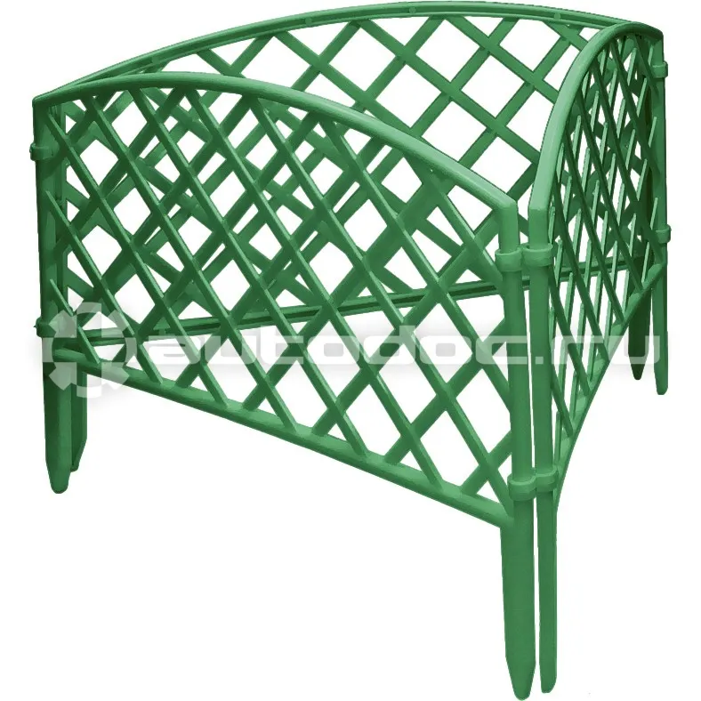 PALISAD Забор декоративный "Сетка", 24х320 см, зеленый, Россия