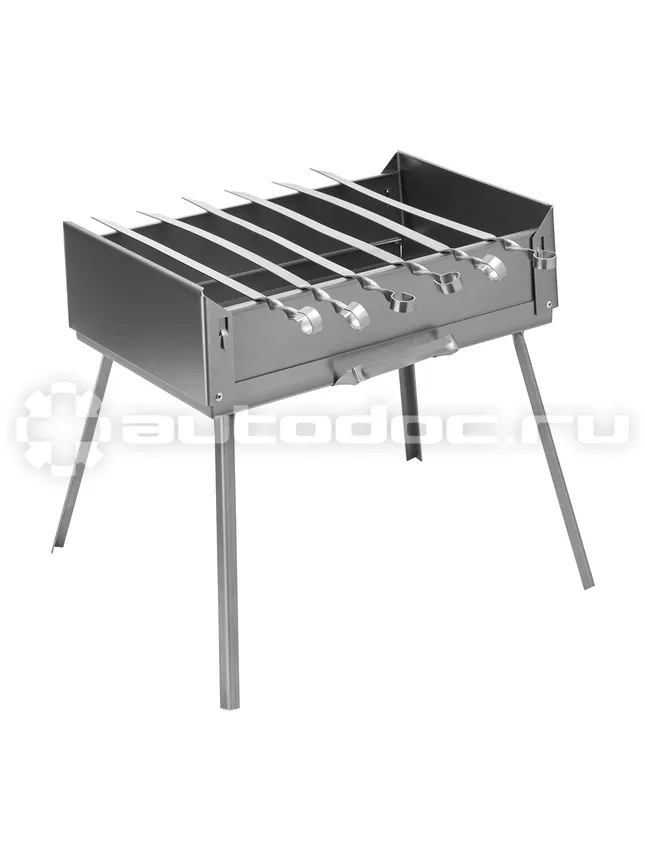 PALISAD 69538 Мангал-дипломат в сумке 410x280x125 мм, 1,5 мм, 6 шампуров в комплекте, Россия Camping