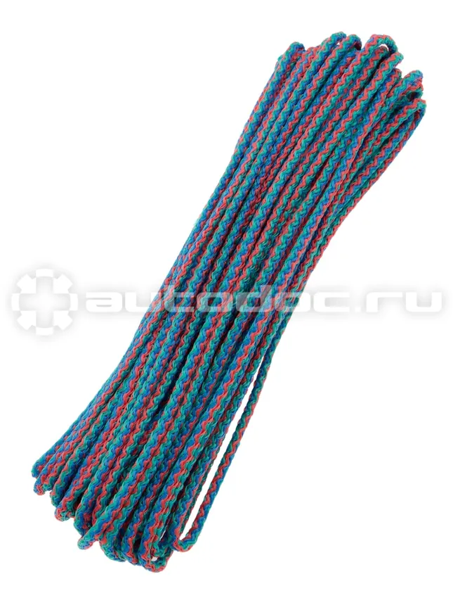 PALISAD 937095 Шнур бельевой полипропиленовый с сердечником, 5 мм, L 15 м, цветной, Home