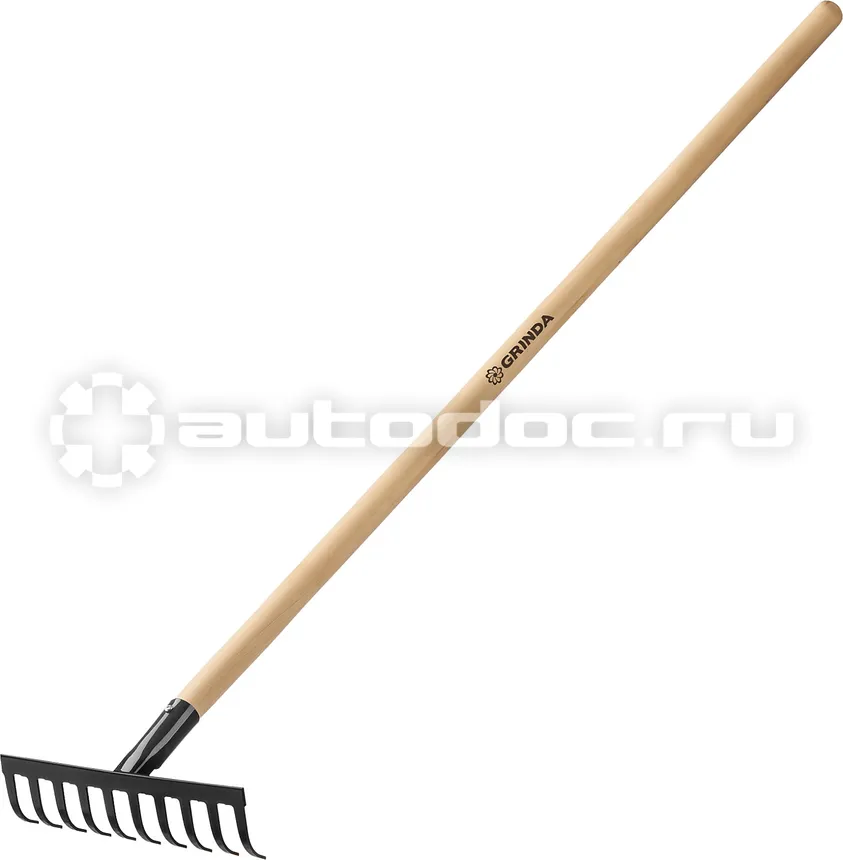 GRINDA 3958310 Грабли садовые  с деревянным черенком