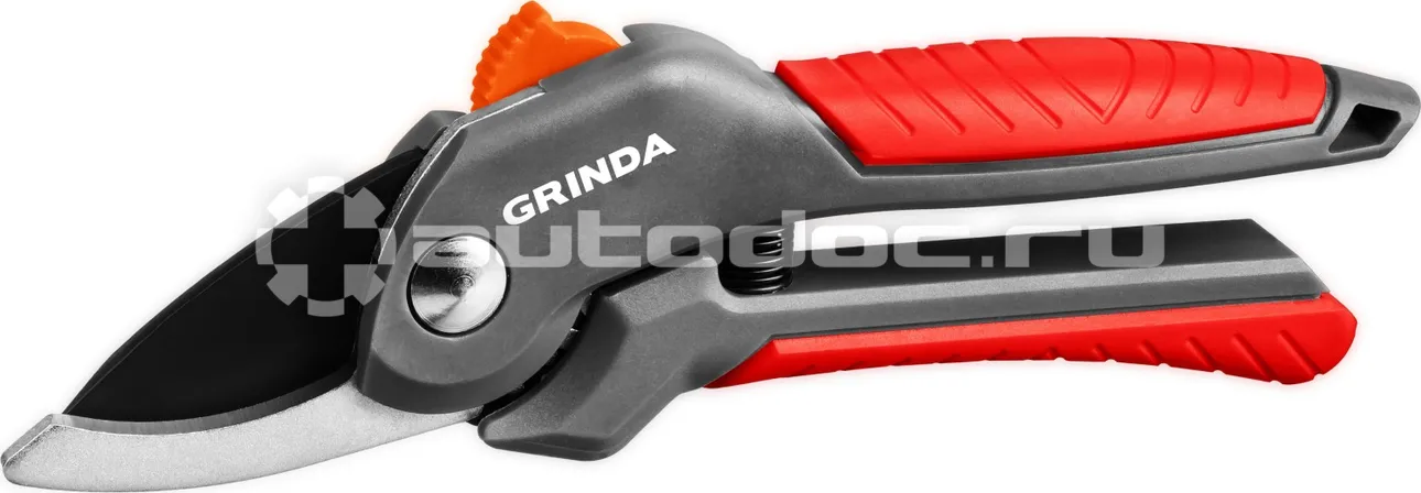 GRINDA 423122 Секатор с двухкомпонентными рукоятками, плоскостной, 200 мм