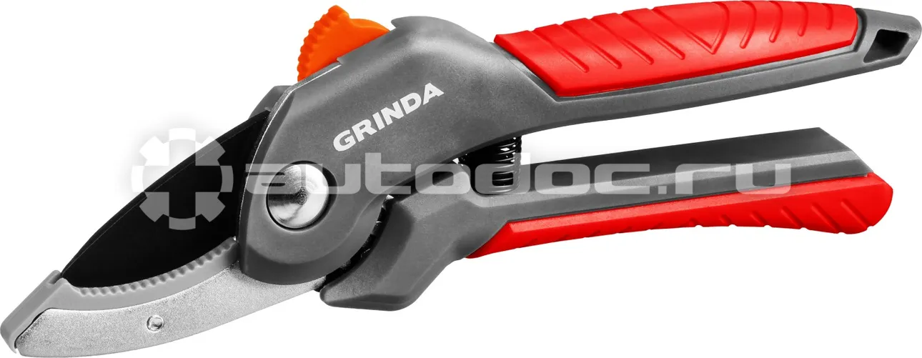 GRINDA 423124 Секатор с двухкомпонентными рукоятками, контактный, 200 мм