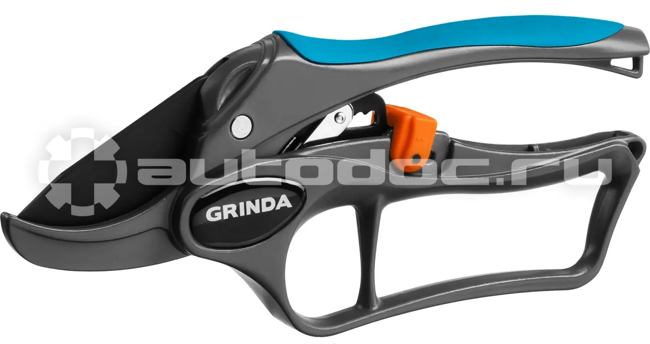 GRINDA 423433 Секатор с алюминиевыми рукоятками, с эфесом, контактный, 200 мм, PROLine