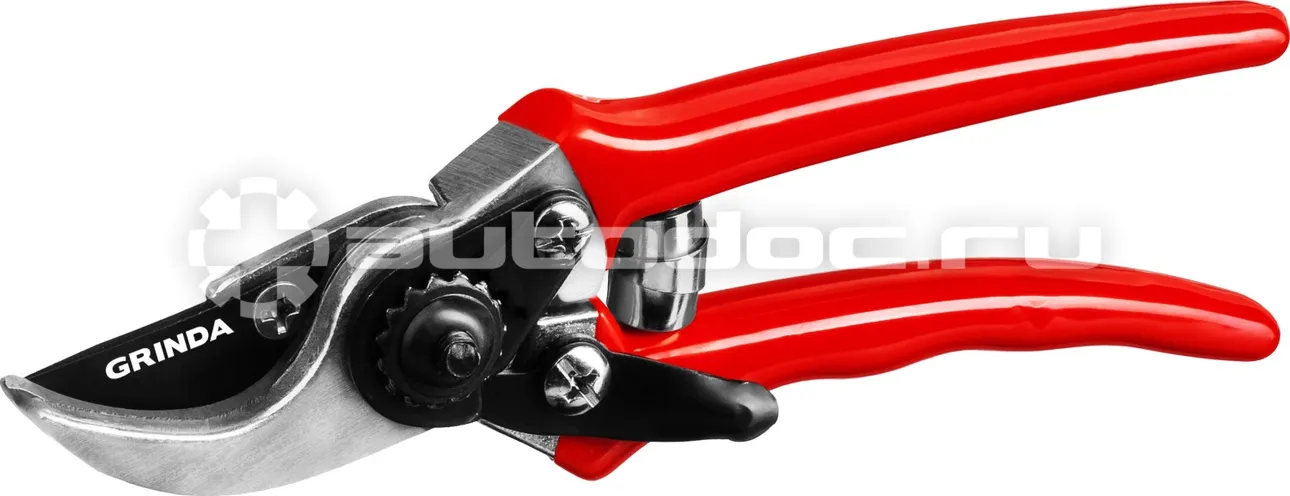 GRINDA 8-423000_z02 Секатор мини, с алюминиевыми рукоятками, плоскостной, 152 мм
