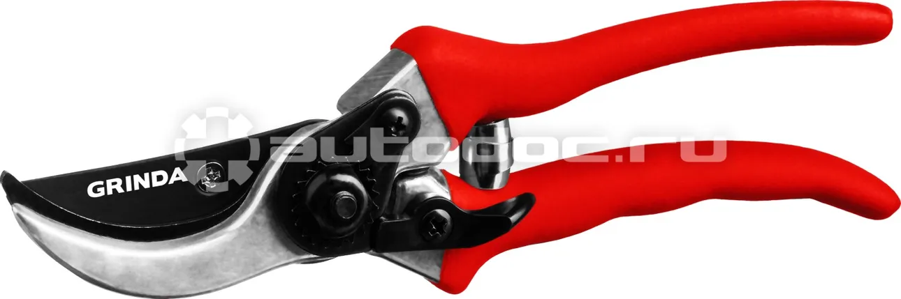 GRINDA 8-423001_z02 Секатор с алюминиевыми рукоятками, плоскостной, 210 мм
