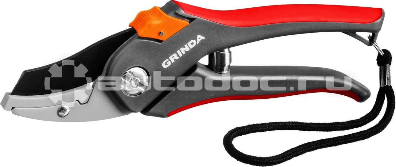 GRINDA 8-423203_z02 Секатор с двухкомпонентными рукоятками, контактный, 205 мм