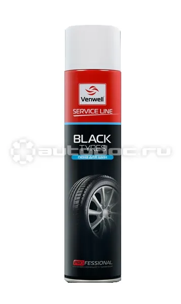 VENWELL Пена для шин Black Tyres