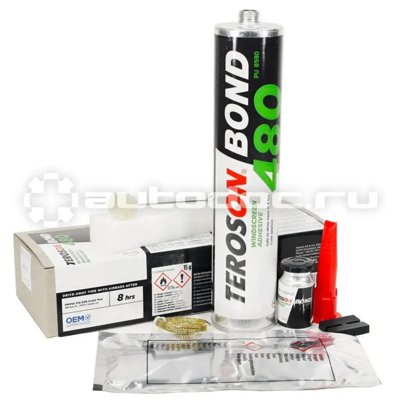 HENKEL | LOCTITE | TEROSON BOND 480 PU 8590 Комплект для вклейки стекол