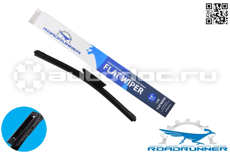 ROADRUNNER Щетка стеклоочистителя бескаркасная 350 мм