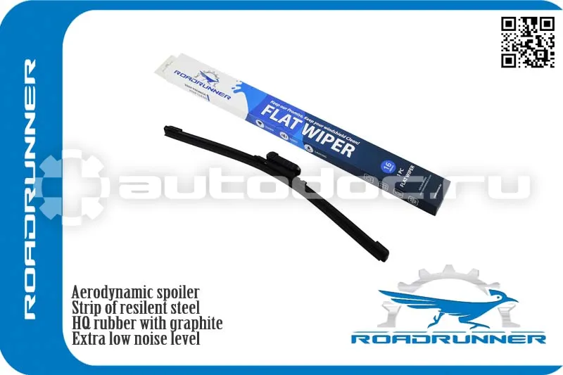 ROADRUNNER Щетка стеклоочистителя бескаркасная 400 мм