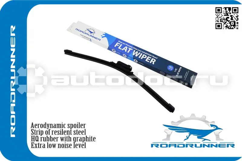 ROADRUNNER Щетка стеклоочистителя бескаркасная 450 мм