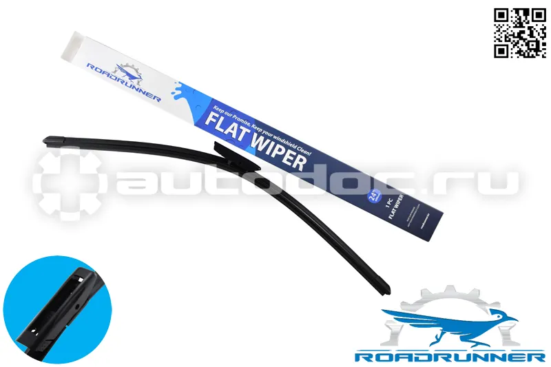 ROADRUNNER Щетка стеклоочистителя бескаркасная 600 мм