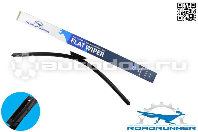 ROADRUNNER Щетка стеклоочистителя бескаркасная 650 мм