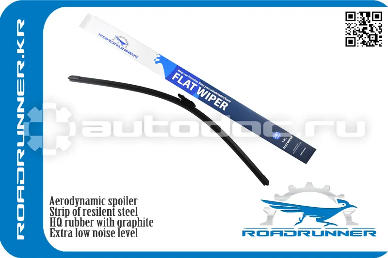 ROADRUNNER Щетка стеклоочистителя бескаркасная 650 мм