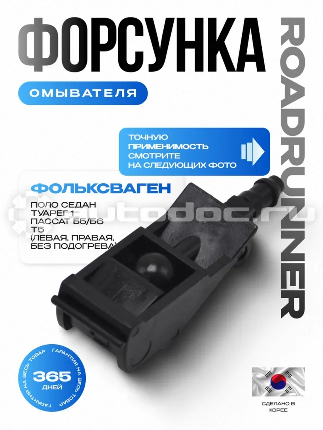 Форсунка омывателя фары