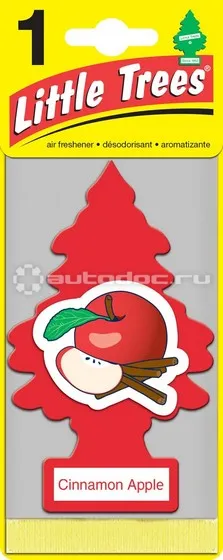LITTLE TREES Ароматизатор Ёлочка "Яблоко с корицей" (Cinamon Apple)