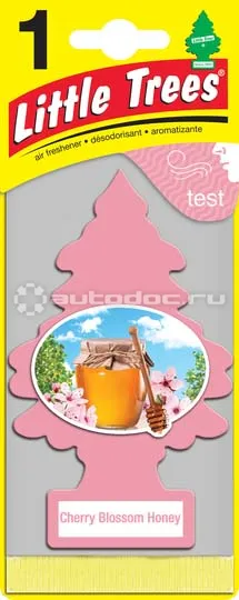 LITTLE TREES Ароматизатор Ёлочка "Медовая вишня" (Cherry Blossom Honey)