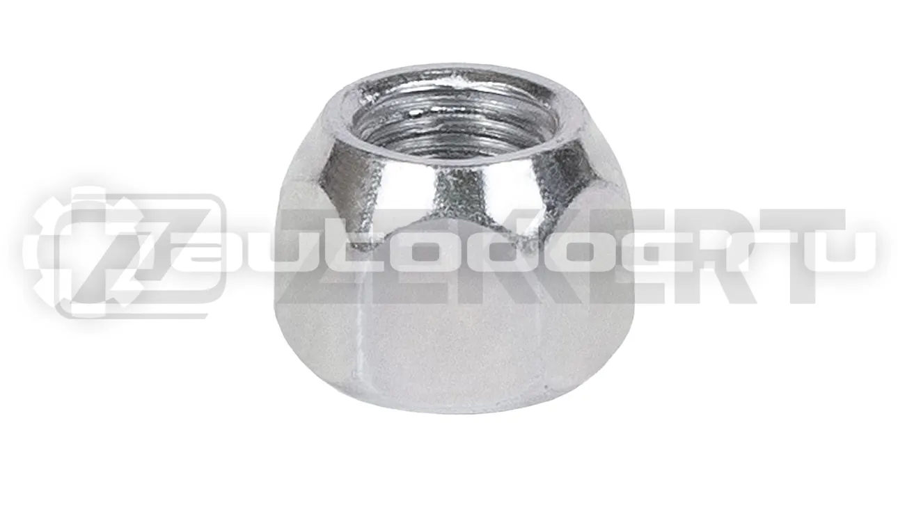 ZEKKERT Гайка колесная, конус, M12 x 1,25, L=17, ключ 19, Цинк