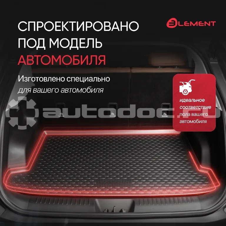 Коврик багажника