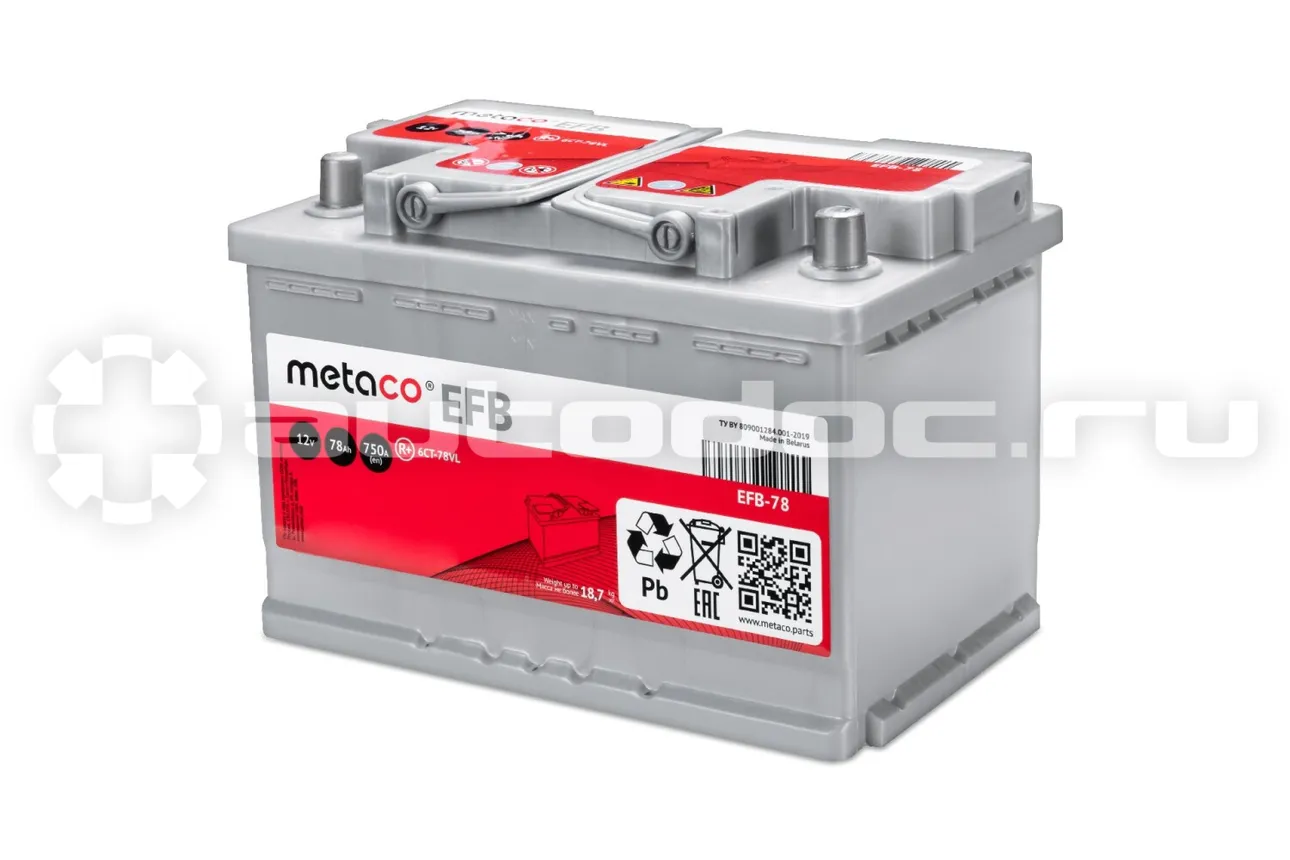 METACO Аккумулятор EFB-78