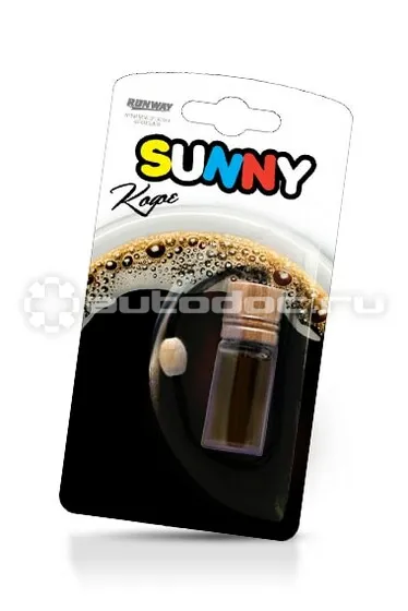 RUNWAY | RUNWAY RACING Ароматизатор воздуха Подвес Sunny "Кофе"