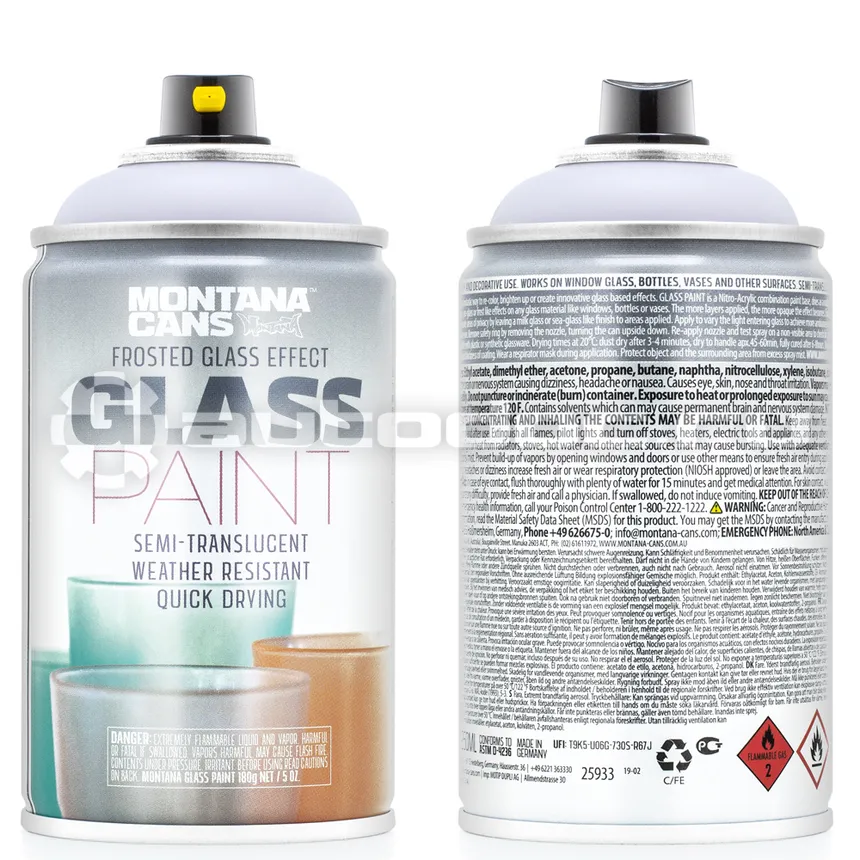 MONTANA Краска GLASS PAINT светло лиловая