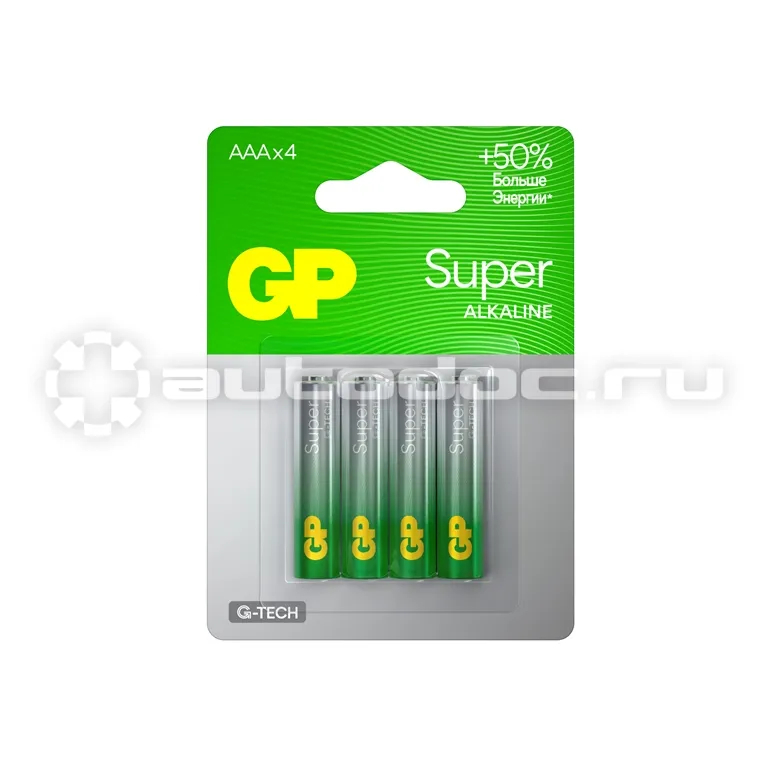 GP BATTERIES Батарейки Super Alkaline, G-TECH
