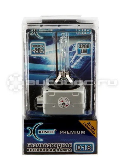 XENITE Лампа ксеноновая Premium D1S 4300K 85V-35W (PK32d-2)