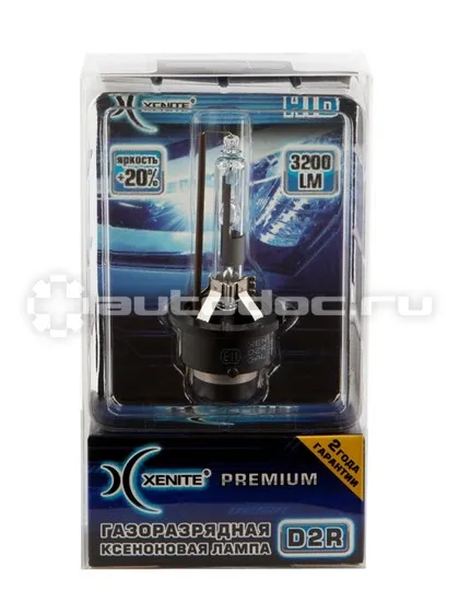XENITE Лампа ксеноновая Premium D2R 6000K R 85V-35W (P32d-3)