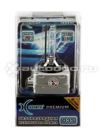 XENITE Лампа ксеноновая Premium D3S 4300K 42V-35W (PK32d-5)