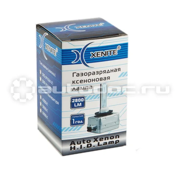 XENITE Лампа ксеноновая D1S 4300K 85V-35W (PK32d-2) Ярк 2800 LM