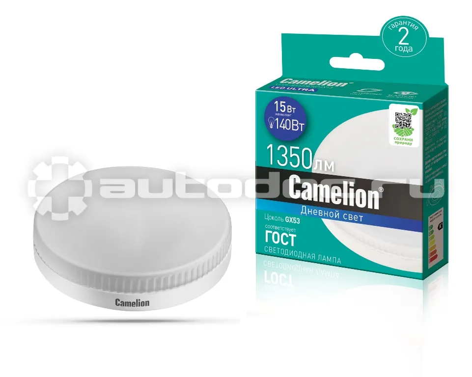 CAMELION Светодиодная лампа LED15-GX53 | 865 | GX53