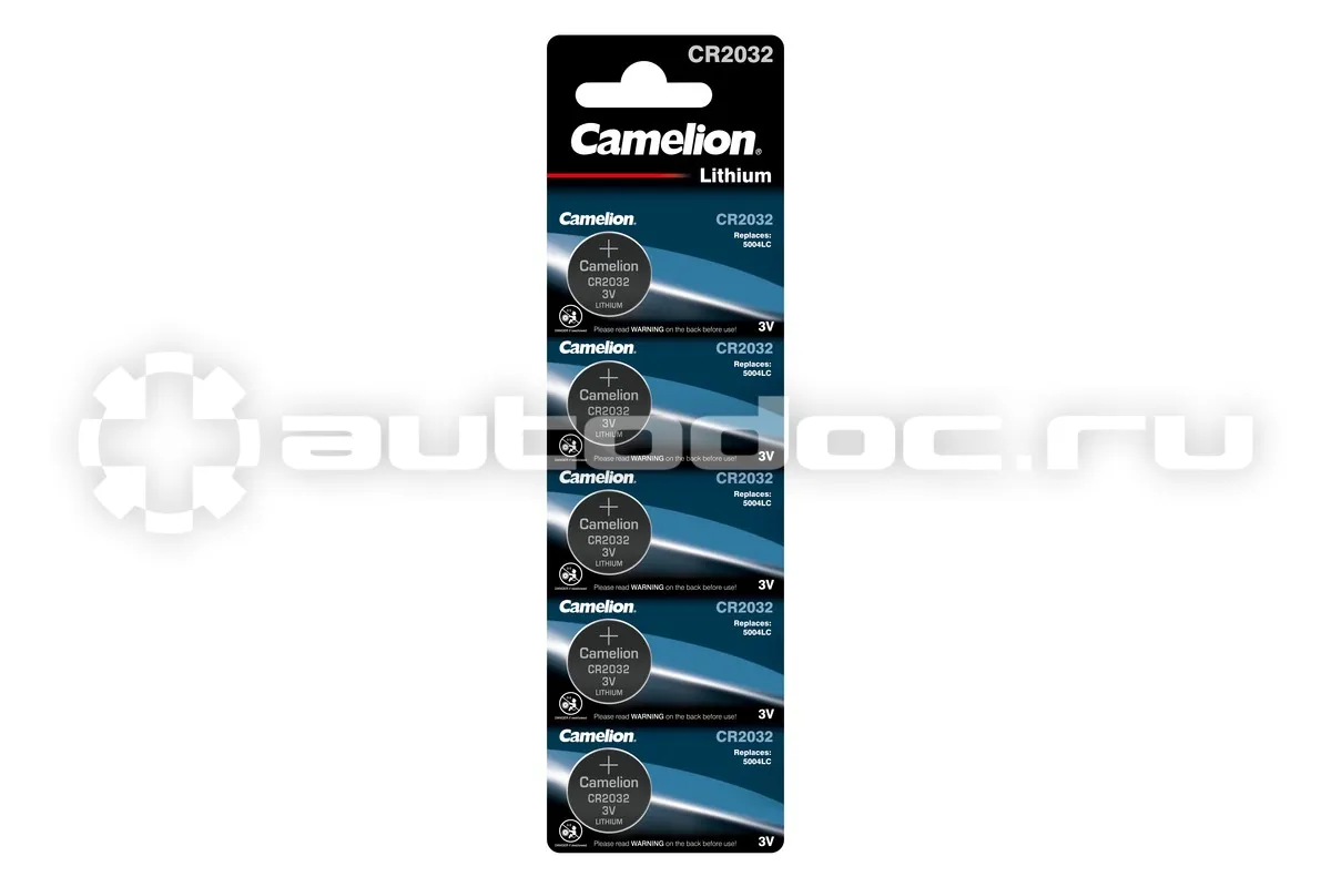 CAMELION Батарейки литиевая CR2032 BL-5