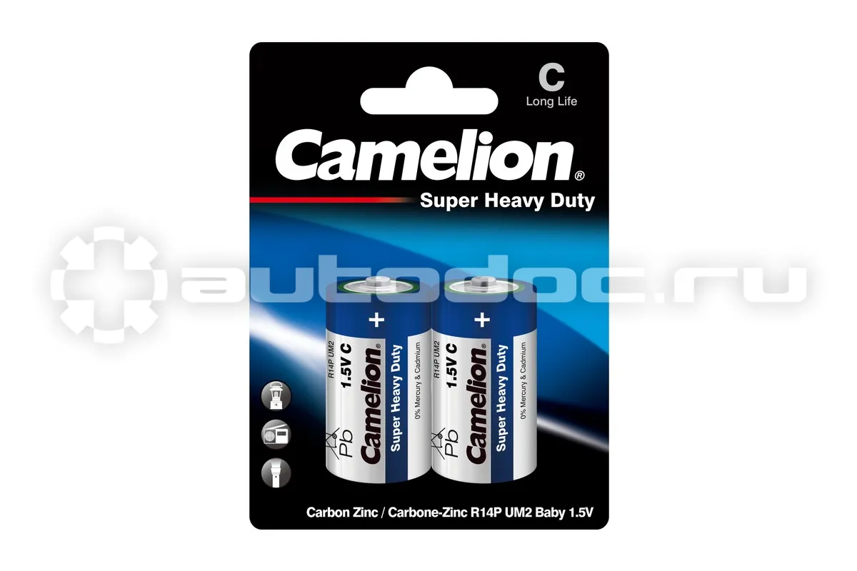 CAMELION Батарейки R14 Blue BL-2