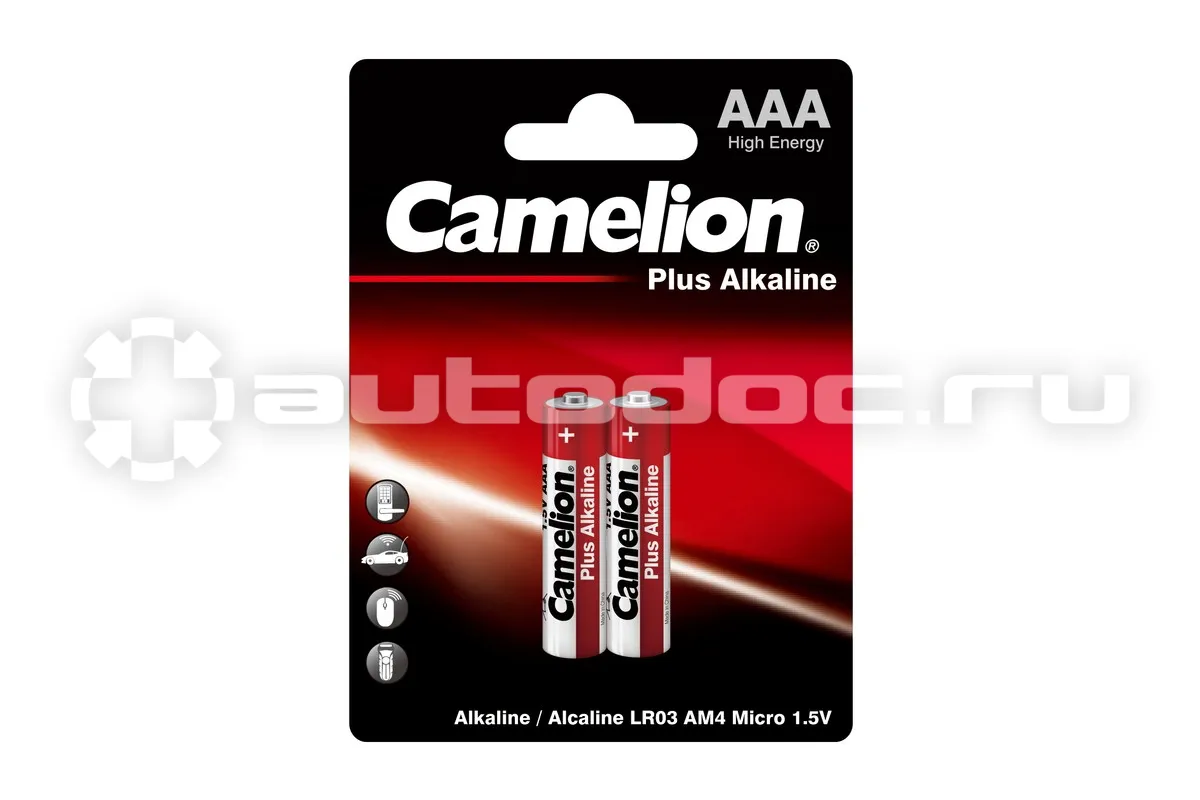 CAMELION Батарейки 1,5ВLR03 Plus Alkaline BL-2 (ААА)