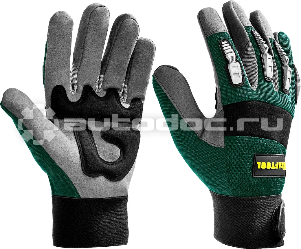 KRAFTOOL 11287-XL Комбинированные перчатки Extrem XL для тяжелых механических работ
