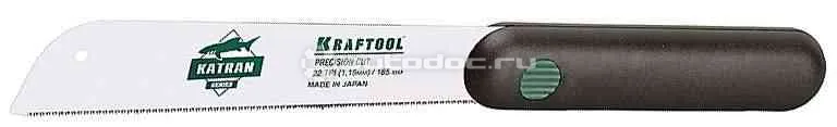KRAFTOOL 1-15194-18-22 Ножовка по дереву 185 мм x 0,3 мм, 22 TPI (1,15 мм) для сверхточных работ