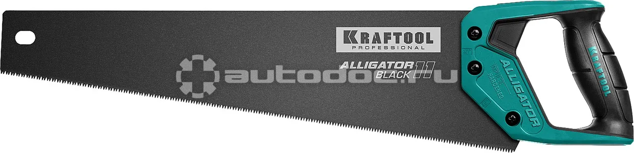 KRAFTOOL 15205-45 Ножовка для точного реза "Alligator BLACK 11", 450 мм