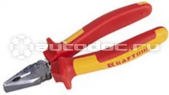 KRAFTOOL Плоскогубцы "ELECTRO-KRAFT", Cr-Mo сталь, двухкомпонентная маслобензостойкая рукоятка