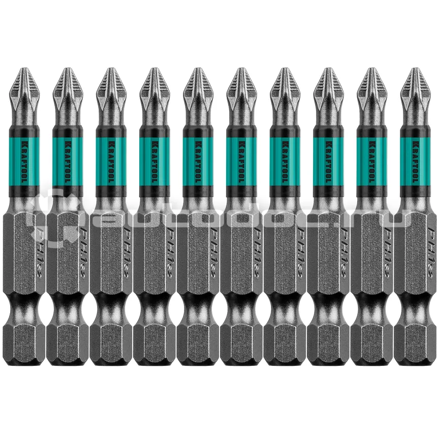 KRAFTOOL Биты Optimum Line, PH1, 50 мм, тип хвостовика E 1 | 4"