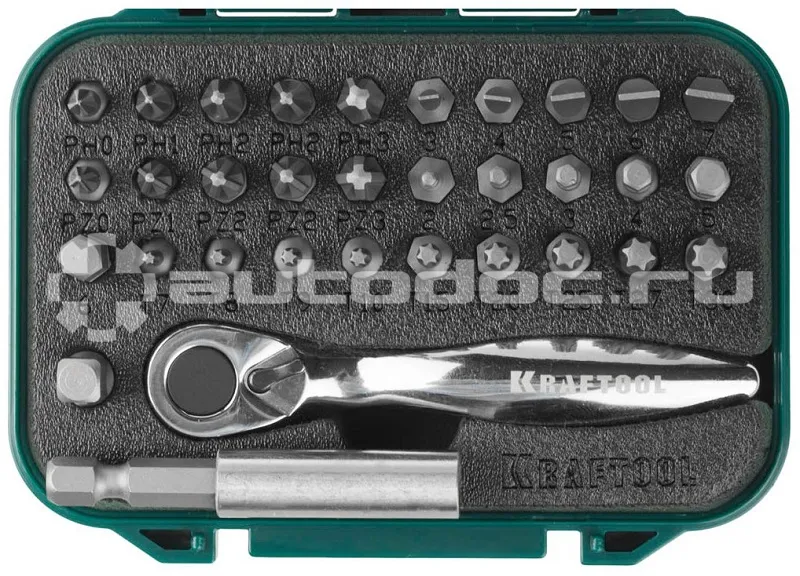 KRAFTOOL 26157-H33 Набор бит