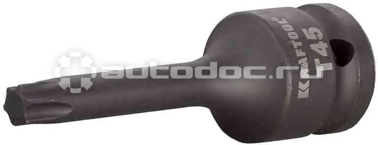 KRAFTOOL INDUSTRIE QUALITAT Торцовая головка ударная (1 | 2"), TORX, Cr-Mo, фосфатированная, T27