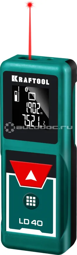 KRAFTOOL Дальномер "LD-40" лазерный, дальность 5см - 40м, точность 1,5 мм