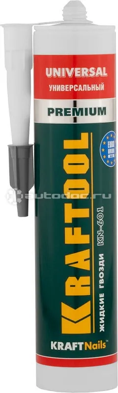 KRAFTOOL Клей монтажный KraftNails Premium KN-601, универсальный, для наружных и внутренних работ, 310мл
