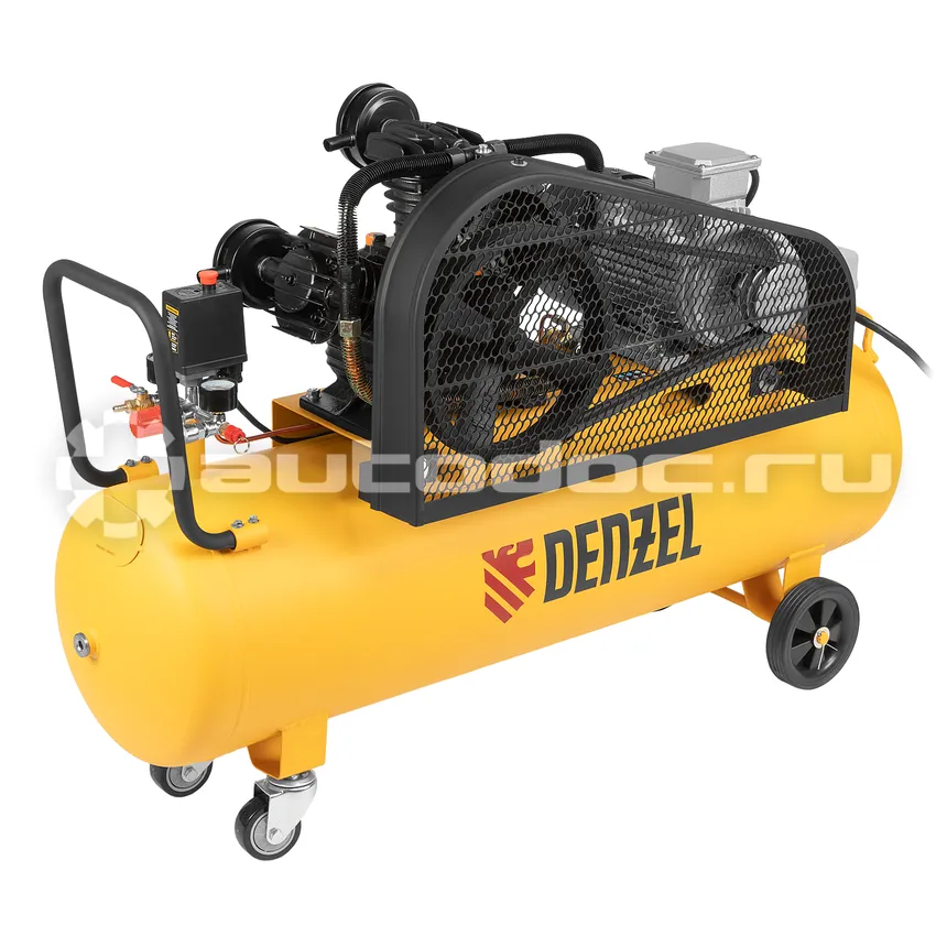DENZEL 58118 Компрессор воздушный ременной привод BCW3000-T | 100, 3,0 кВт, 100 литров, 520 л | мин