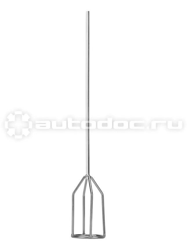 DENZEL Миксер 848417 для гипсовых смесей, 80 х 530 мм, оцинкованный, шестигранный хвостовик 8 мм