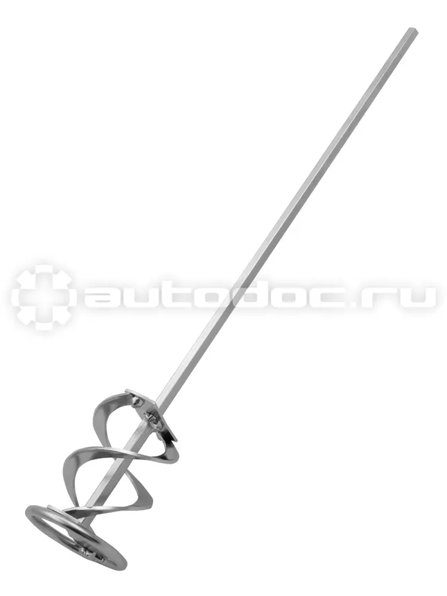 DENZEL Миксер 848437 для красок и штукатурных смесей,60 х 400 мм,оцинкованный,шестигранный хвостовик 8 мм