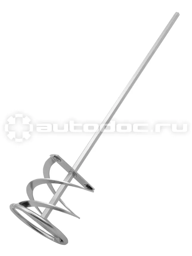 DENZEL Миксер 848447 для красок и штукатурных смесей,80 х 400 мм,оцинкованный,шестигранный хвостовик 8 мм