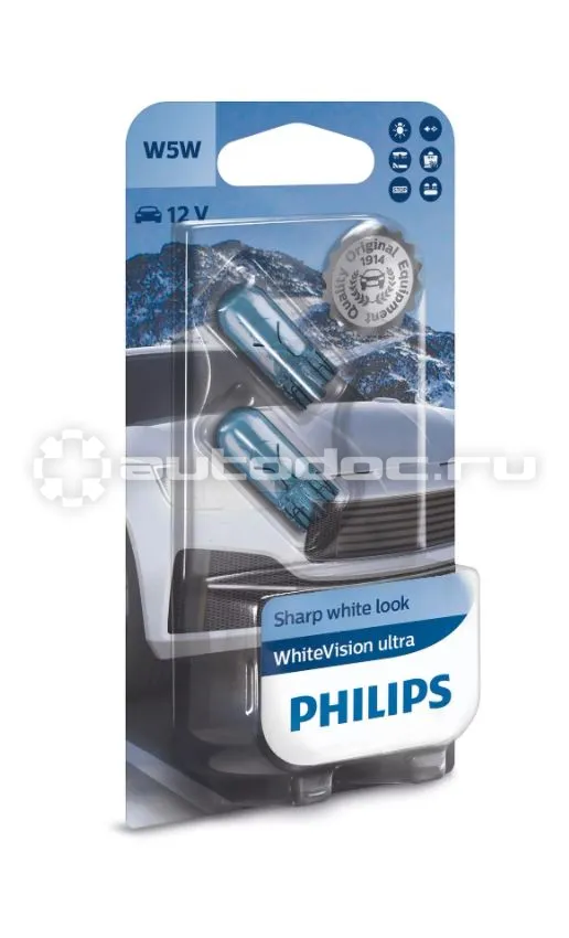 PHILIPS Лампы накаливания W5W