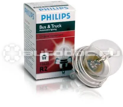 PHILIPS Лампа галогенная R2 24V- 55 | 50W (P45t)